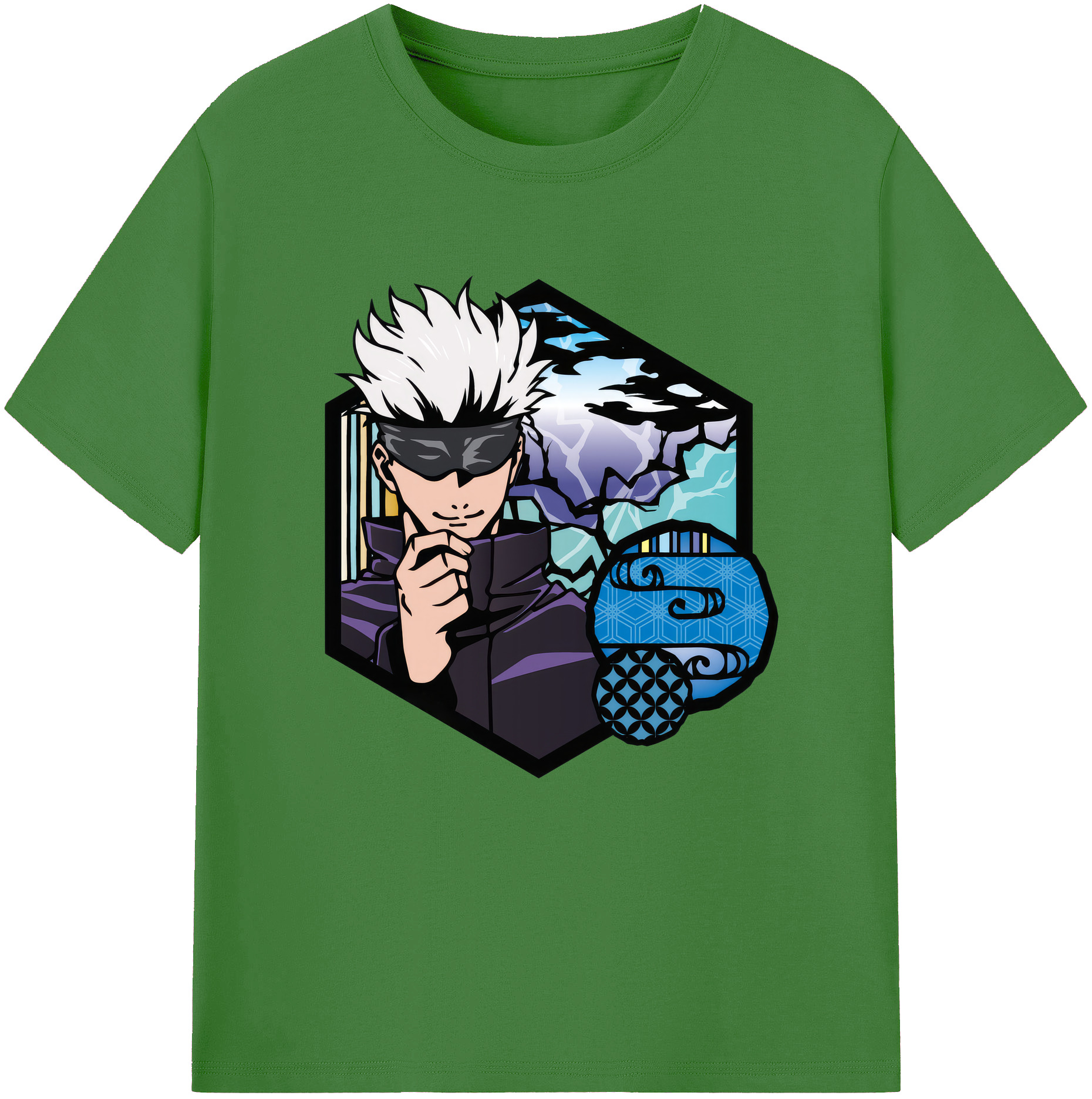 （画像用） 呪術廻戦 Jujutsu Kaisen レディースカジュアルプリントTシャツ（綿100％）